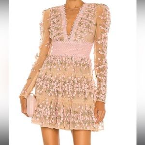 MEGAN MINI DRESS IN ROSE